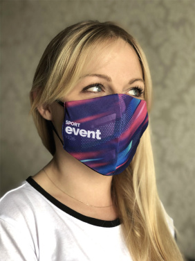 Logotrade promotional giveaway picture of: VENUS PRO cotton face mask with a pocket an HEPA filter 1378165