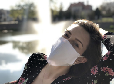 Logo trade promotional items image of: VENUS cotton face mask 1377165