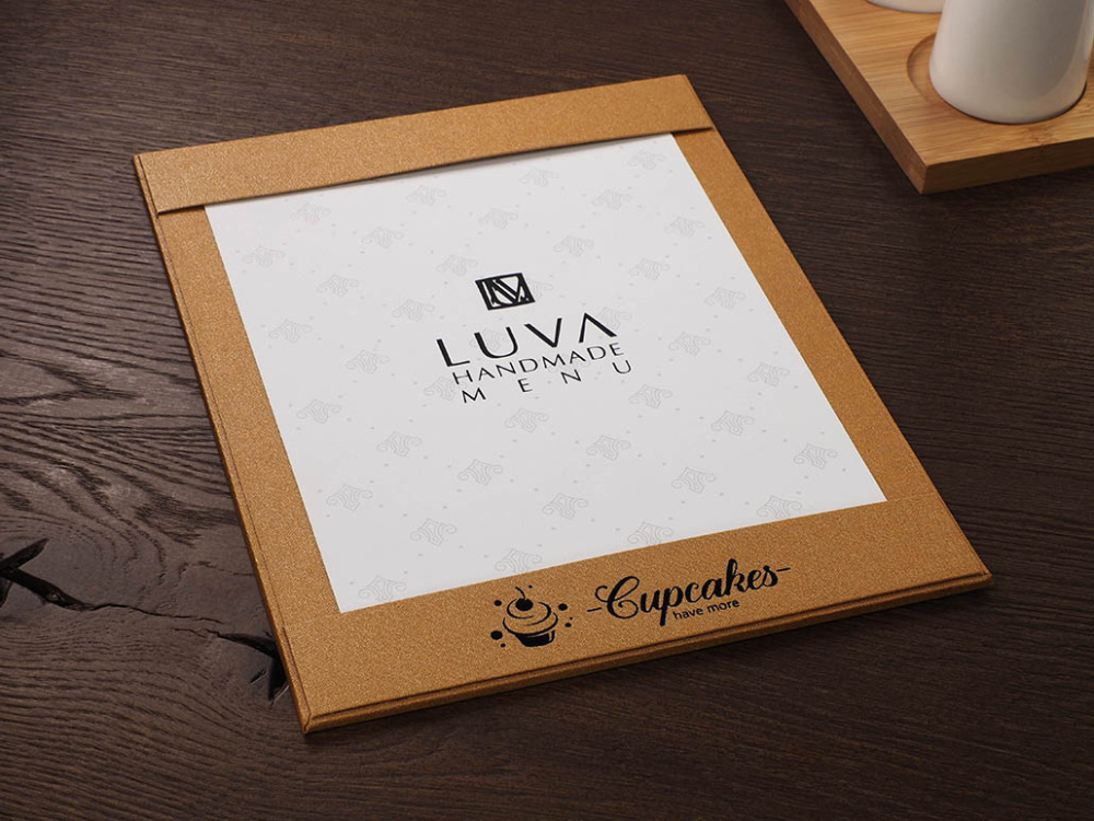 Logo trade corporate gifts image of: Menu pad 1024280