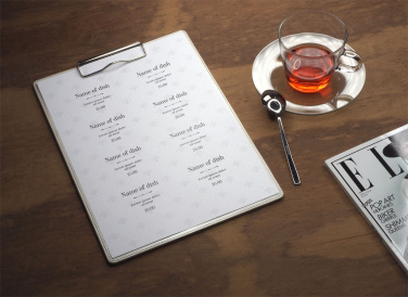 Logo trade promotional merchandise photo of: Clipboard menu 1121119