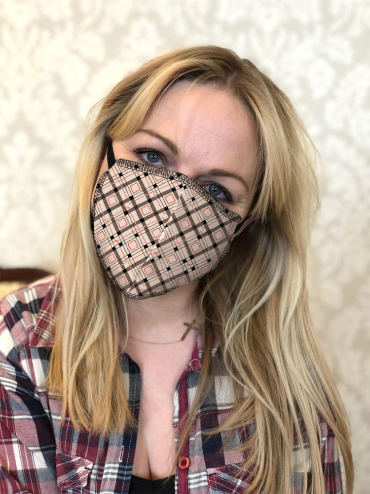 Logotrade promotional products photo of: ZEFIR cotton face mask 1400165