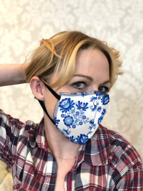 Logotrade corporate gift picture of: ZEFIR cotton face mask 1400165
