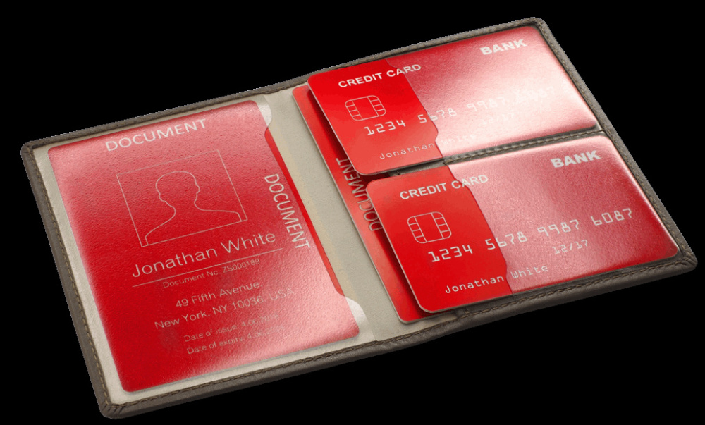 Logotrade promotional product image of: RFID document wallet 611131