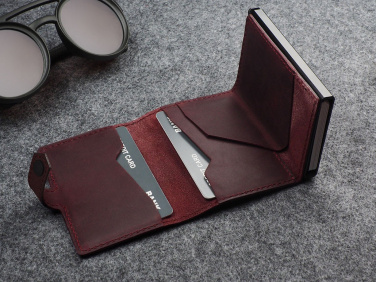 Logotrade corporate gift image of: RFID wallet - Hunter Leather 2109284