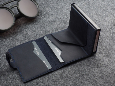 Logo trade promotional products picture of: RFID wallet - Hunter Leather 2109284