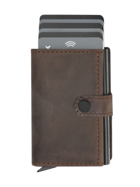 Logo trade promotional merchandise photo of: RFID wallet - Hunter Leather 2109284