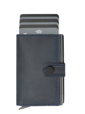 Logo trade corporate gifts image of: RFID wallet - Hunter Leather 2109284