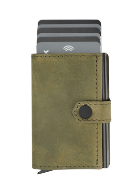 Logotrade promotional merchandise image of: RFID wallet - Hunter Leather 2109284
