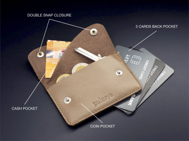 Logo trade corporate gifts image of: Wallet 537131