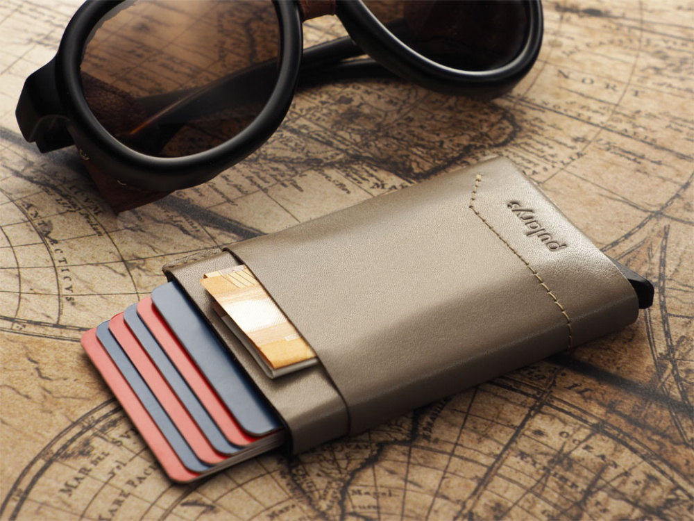 Logo trade promotional items image of: RFID wallet 593131