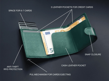 Logo trade promotional merchandise image of: RFID wallet 618131
