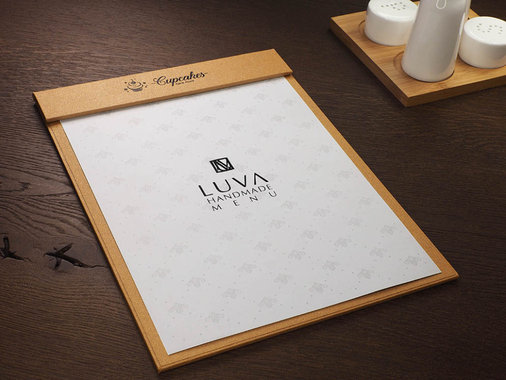 Logotrade promotional merchandise image of: Menu cover 1241280