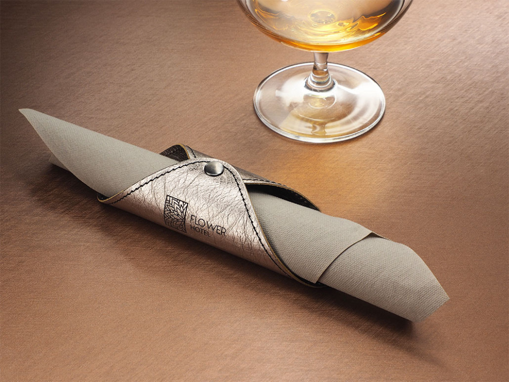 Logo trade promotional giveaway photo of: Napkin ring 1032265