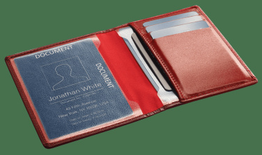 Logo trade promotional items image of: Document wallet 889067