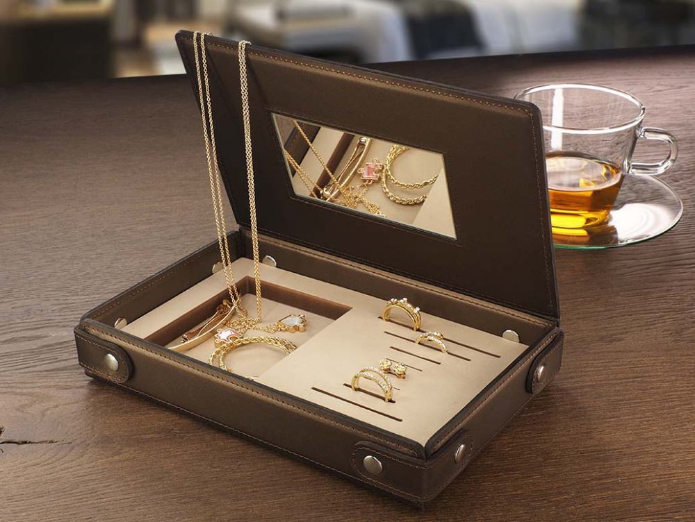 Logo trade promotional merchandise picture of: Jewellery box 1674094