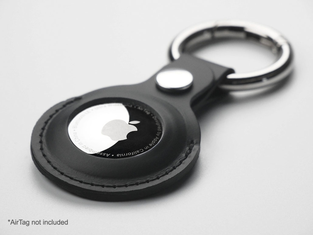 Logo trade advertising product photo of: Keyring with holder for AirTag 1914094