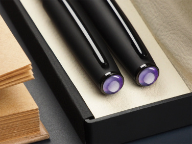 Logo trade promotional product photo of: Amethyst Pen set  1288036