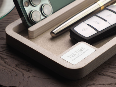 Logotrade advertising products photo of: Wooden desk organiser 1818121