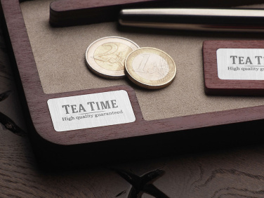 Logo trade business gift photo of: Wooden desk organiser 1818121