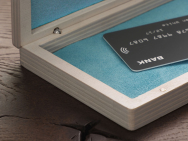 Logotrade promotional item image of: Wooden bill box 1816121
