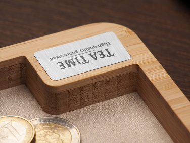 Logo trade promotional items image of: Wooden desk organiser 1818292