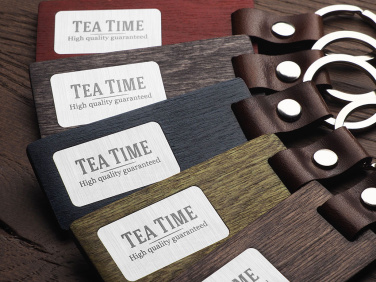 Logotrade promotional merchandise image of: Wooden keyring 1853121