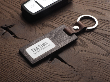 Logotrade promotional products photo of: Wooden keyring 1853121