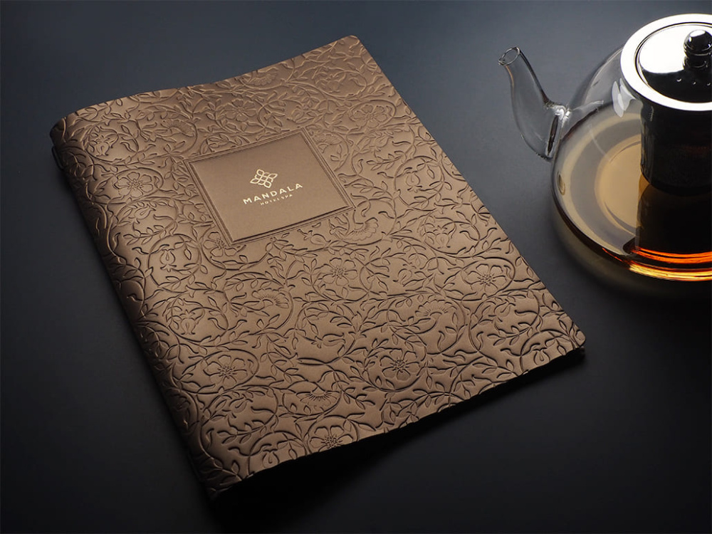 Logo trade advertising products image of: Menu cover Ambiente 1178336