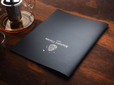Logo trade corporate gifts image of: Menu cover 1959319