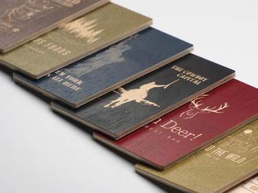 Logo trade business gift photo of: Wooden magnet 2034121