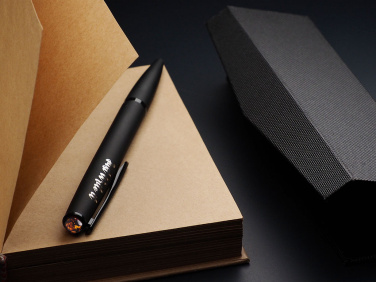 Logotrade promotional merchandise image of: Ball pen with AMBER stone 2070036