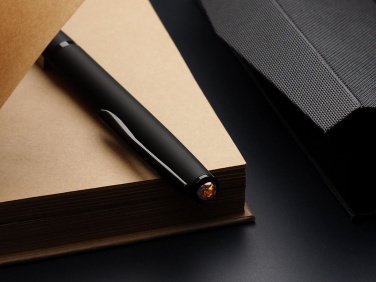 Logotrade promotional merchandise image of: Ball pen with AMBER stone 2070036
