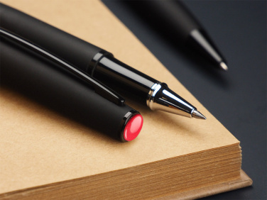 Logo trade corporate gifts picture of: Coral stone Pen set 1285036