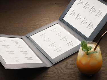 Logo trade advertising products image of: Menu 1112094