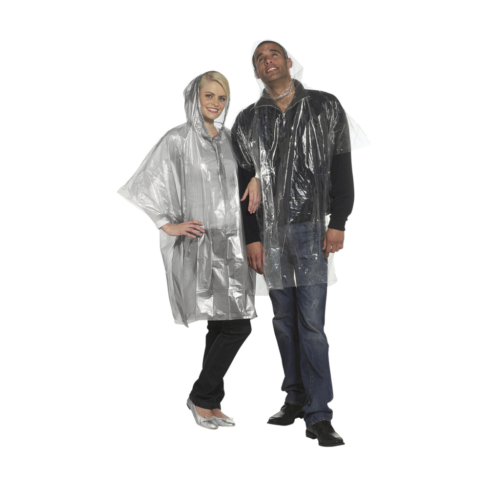 Logotrade advertising product image of: Clear poncho/raincoat