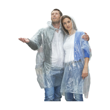 Logo trade promotional merchandise photo of: Clear poncho/raincoat