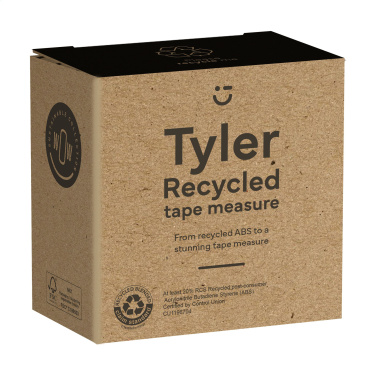 Logo trade corporate gifts picture of: Tyler RCS Recycled 3 meter tape measure