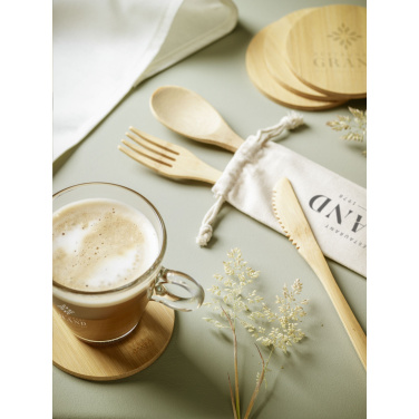 Logotrade promotional merchandise photo of: Bambu Cutlery Set