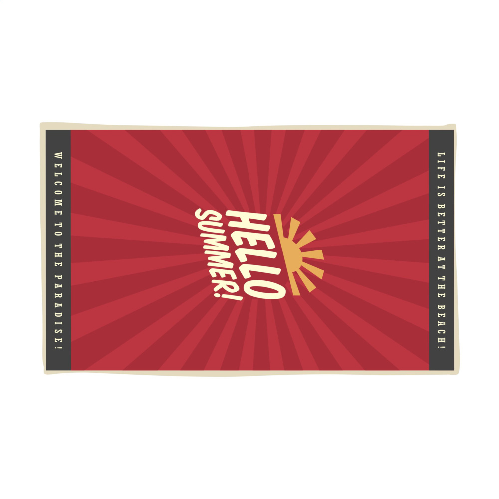 Logotrade promotional giveaway image of: Printed BeachTowel 300 g/m² 100x180