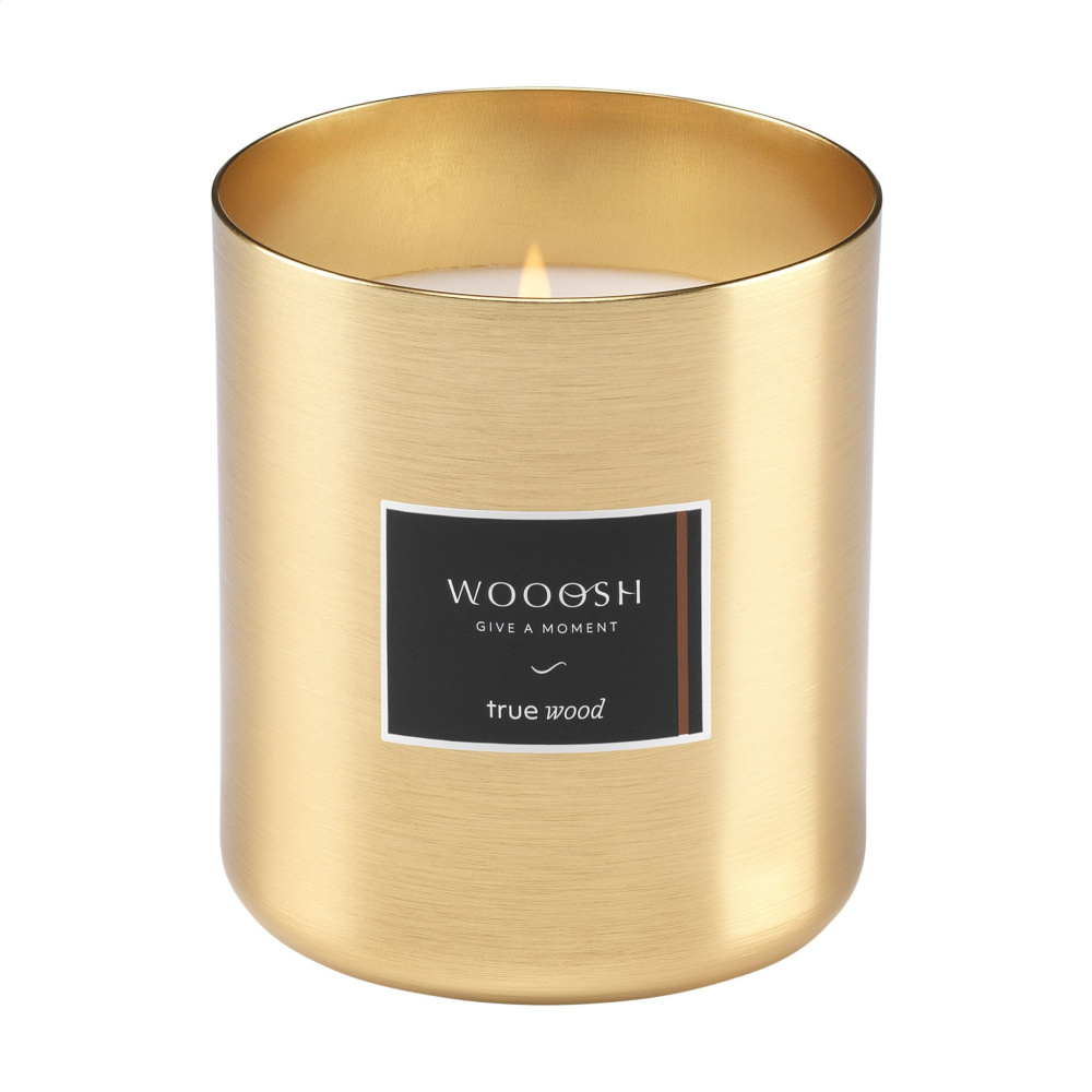 Logotrade promotional giveaway image of: Wooosh Scented Candle True Wood