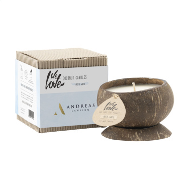 Logotrade corporate gifts photo of: We Love The Planet Coconut Candle