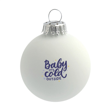 Logo trade promotional item photo of: Christmas Bauble Ø 6 cm - Made in Europe