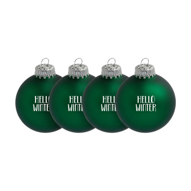 Logotrade promotional giveaways photo of: Christmas Bauble Ø 6 cm - set of 4 - Made in Europe