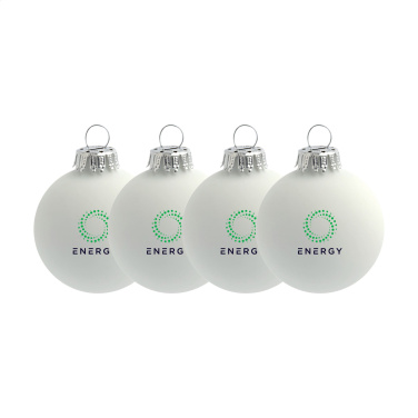 Logo trade corporate gifts picture of: Christmas Bauble Ø 6 cm - set of 4 - Made in Europe
