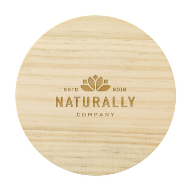 Logo trade promotional giveaway photo of: Wooosh Flame Scented Candle Dark Amber