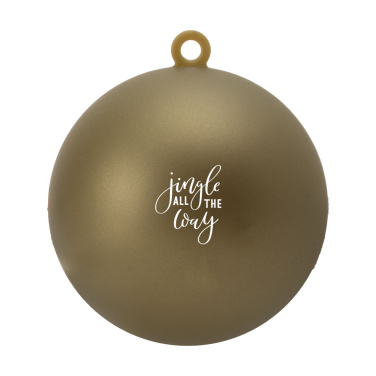 Logo trade promotional gifts picture of: Christmas Bauble Ø 7 cm Recycled PP - Made in Europe