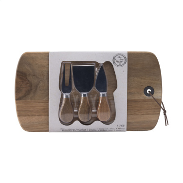 Logo trade business gifts image of: Cheese Platter Set 4-pcs