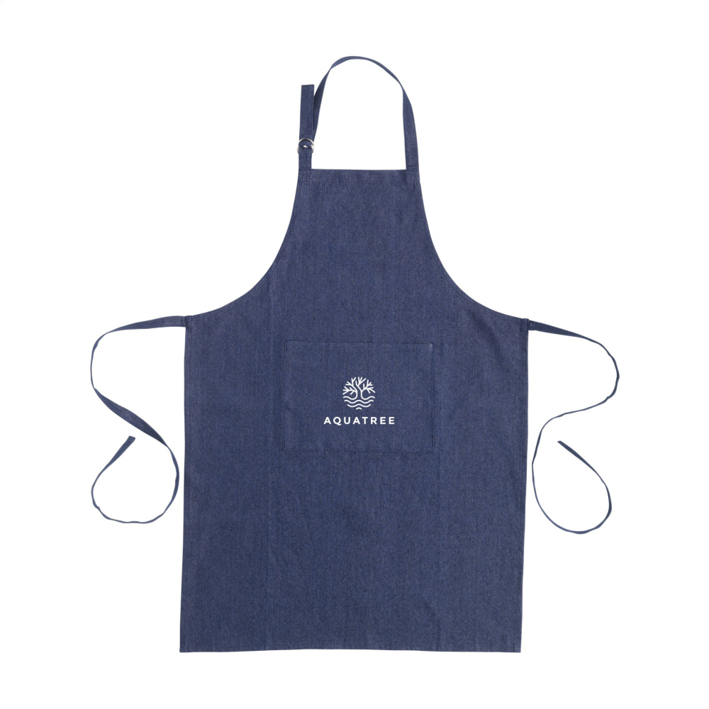 Logotrade promotional products photo of: Apron GRS Recycled Denim (220 g/m²)