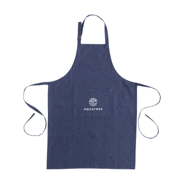 Logo trade promotional product photo of: Apron GRS Recycled Denim (220 g/m²)