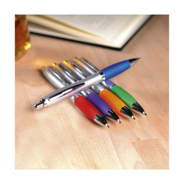 Logo trade business gift photo of: Athos Silver pen